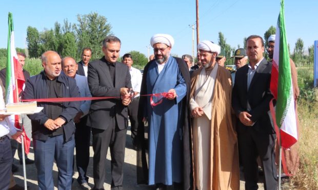 افتتاح خط لوله انتقال آب به مزارع روستای زنگلان