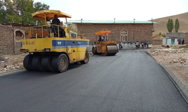 آسفالت معابر روستای فیض‌آباد چایپاره آماده بهره‌برداری شد